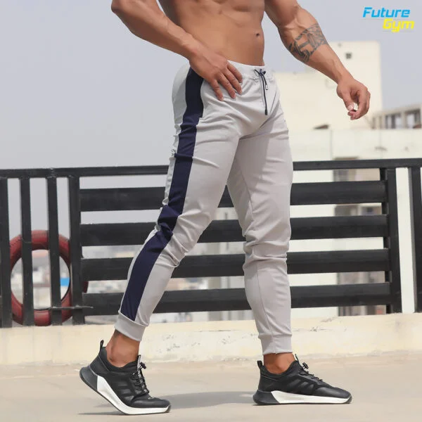 Infinity Space Orbit Gym Fitness Bottoms - Silver Grey