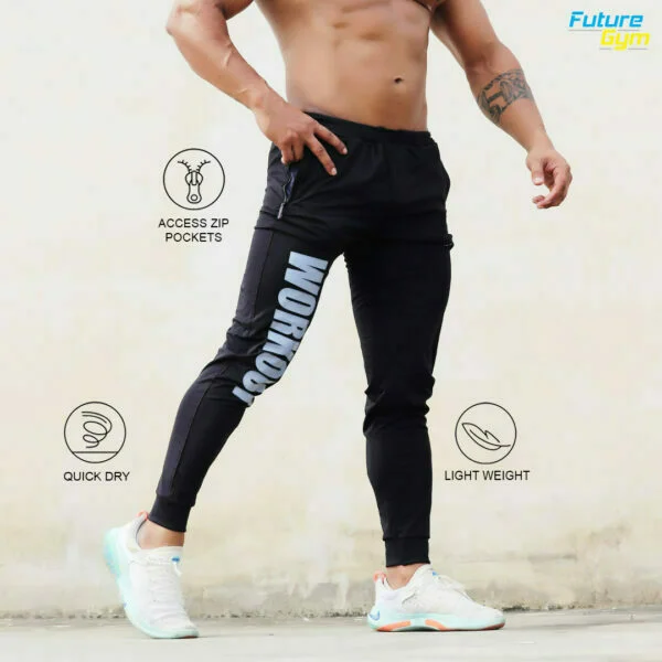 Workout Zenith Flex Fit Bottoms - Onyx Black