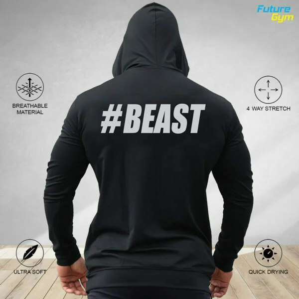 Beast Reboot Flex Fit Hoodie - Ceramic Black