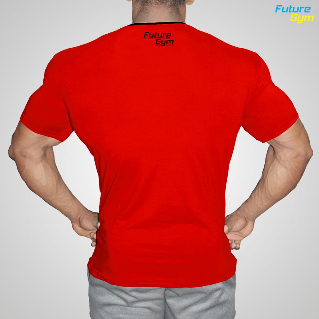 Killin It Muscle Fit TShirt Fire Engine Red Future Gym