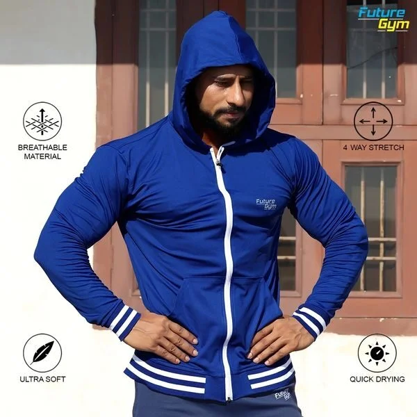 Original Fusion Flex Fit Hoodie - Royal Blue