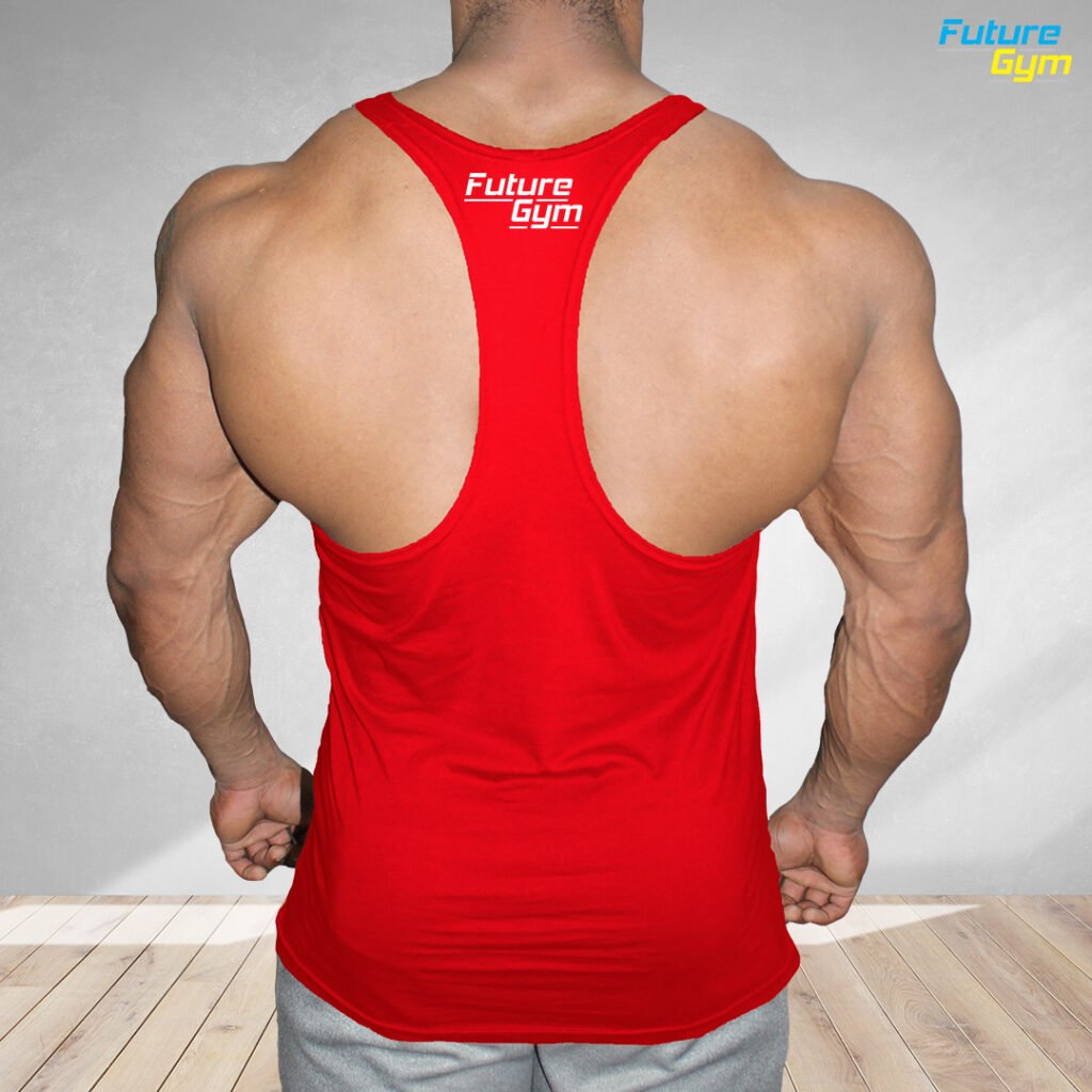 Ruby Stringer Everyday is Training Day Stringer - Ruby Red - Futurre Gym